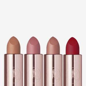 Anastasia Beverly Hills Deluxe Matte Lipstick Set - Peachy Nude, Hush Rose, Blush Brown & Royal Red - Lips